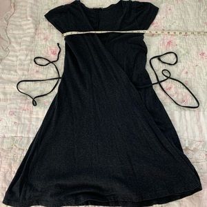 Brandy Melville dark grey wrap dress